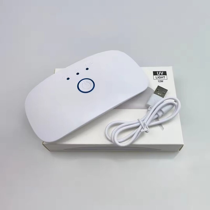 Mini UV Light Nail Lamp - Wholesale 12W Quick Drying UV Gel LED Plastic Salon Equipment
