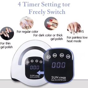 LED UV Nail Lamp - Direct Sales Moon Light Lamp Gel Polish Curing Electric Dryer