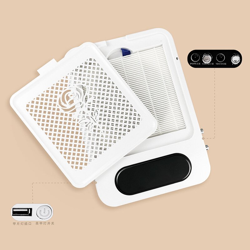 4 in 1 Electric Nail Drill - Portable Rechargeable 35000 RPM Cordless Plastic Dryer