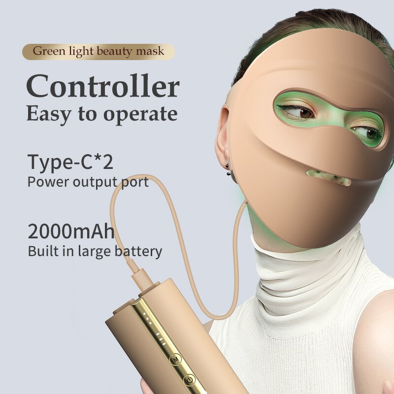 LED Light Therapy Mask - Next Gen High-Intensity 3D USB Silicone Skin Revitalization