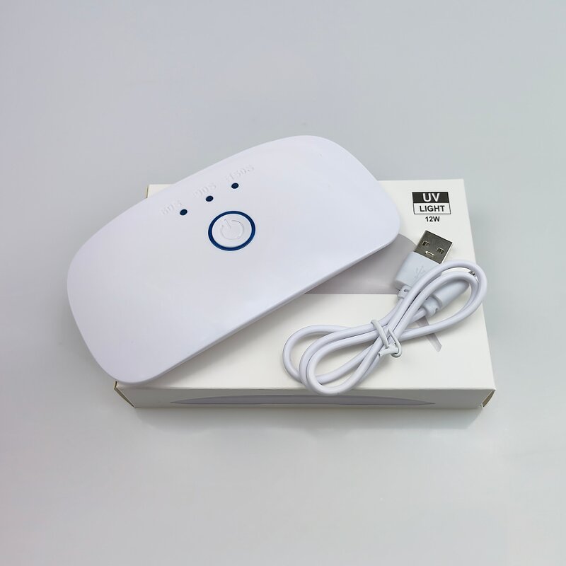 Mini UV LED Lamp - 12W USB Charging Home DIY Manicure Oli Gel Nail Polish Care