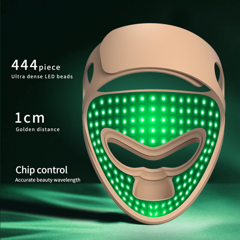 LED Light Therapy Mask - Next Gen High-Intensity 3D USB Silicone Skin Revitalization