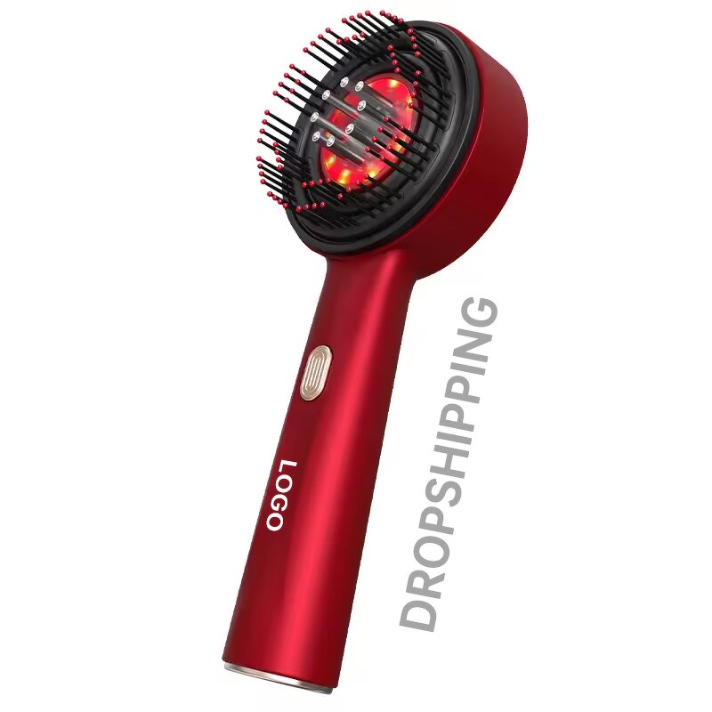 Lumiscalp Pro Massager - USB Red Light Therapy Hair Growth Brush Follicle Stimulation