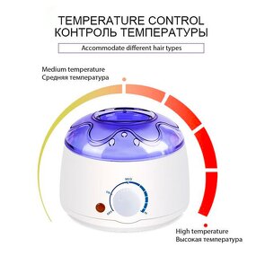 Electric Wax Heater - Professional Home Use Body Nose Hands Feet Silicon Pot Women