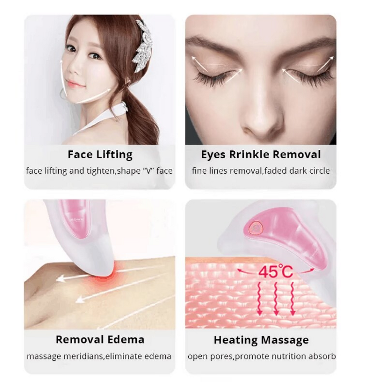 Face Lifting Machine Manufacturer - Skin Care Electronic Guasha Tool Microcurrent