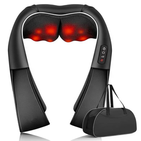 Massage Pillow Manufacturer - Electric Red Light Heating 4D Kneading for Back Shoulder Neck