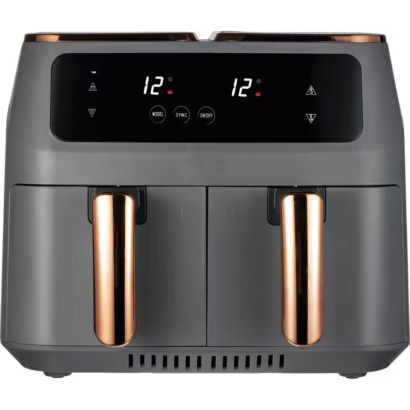 Air Fryer Manufacturer - Household 8L Touch Screen Double with 2 Independent Baskets