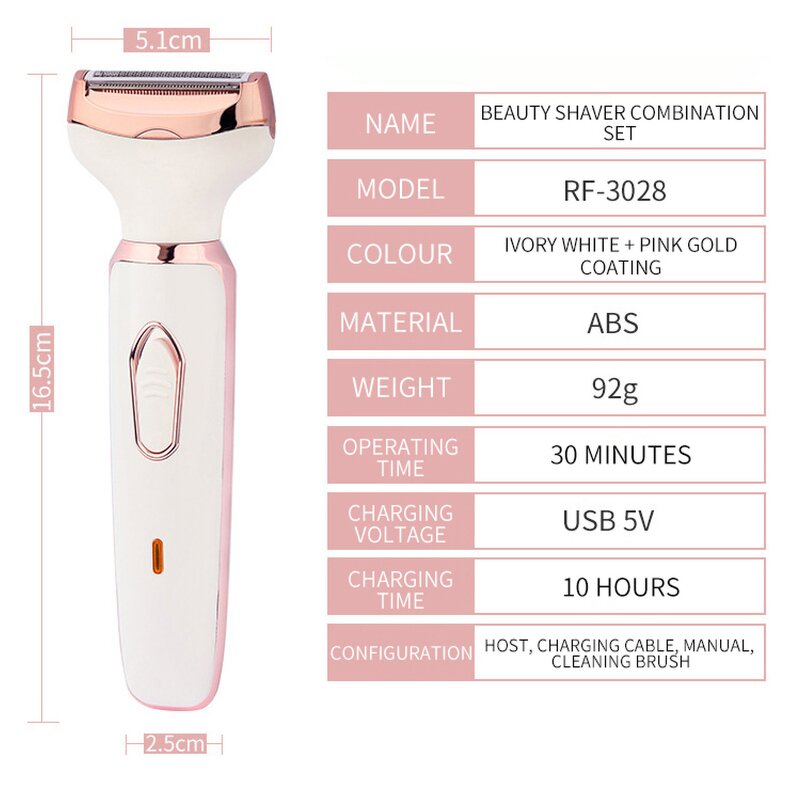 Electric Razor Manufacturer - Portable Cordless 4-in-1 for Women Painless Bikini Trimmer