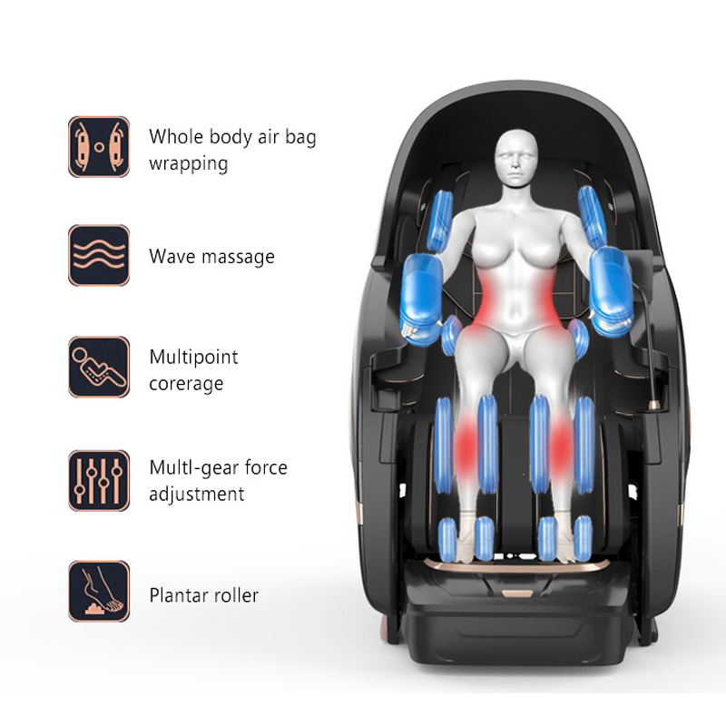 Massage Chair Manufacturer - Office Luxury Zero Gravity Electric 4D with Foot Massage