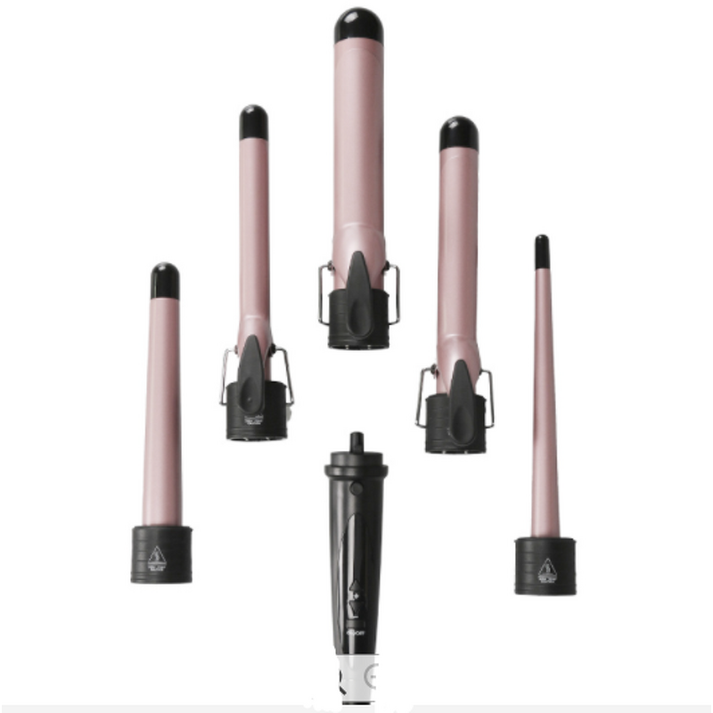 Curling Iron Set Manufacturer - Drop Shipping 5 in 1 with 5 Interchangeable Ceramic Curler
