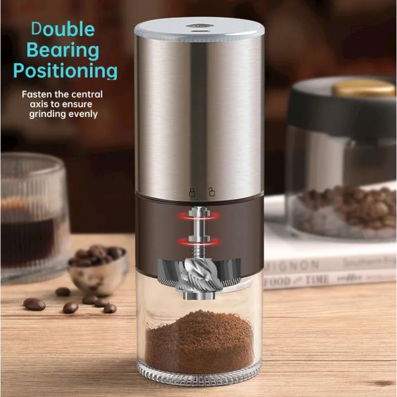 Coffee Grinder Manufacturer - Small Mini Home with Adjustable Press Quick Charge Cordless