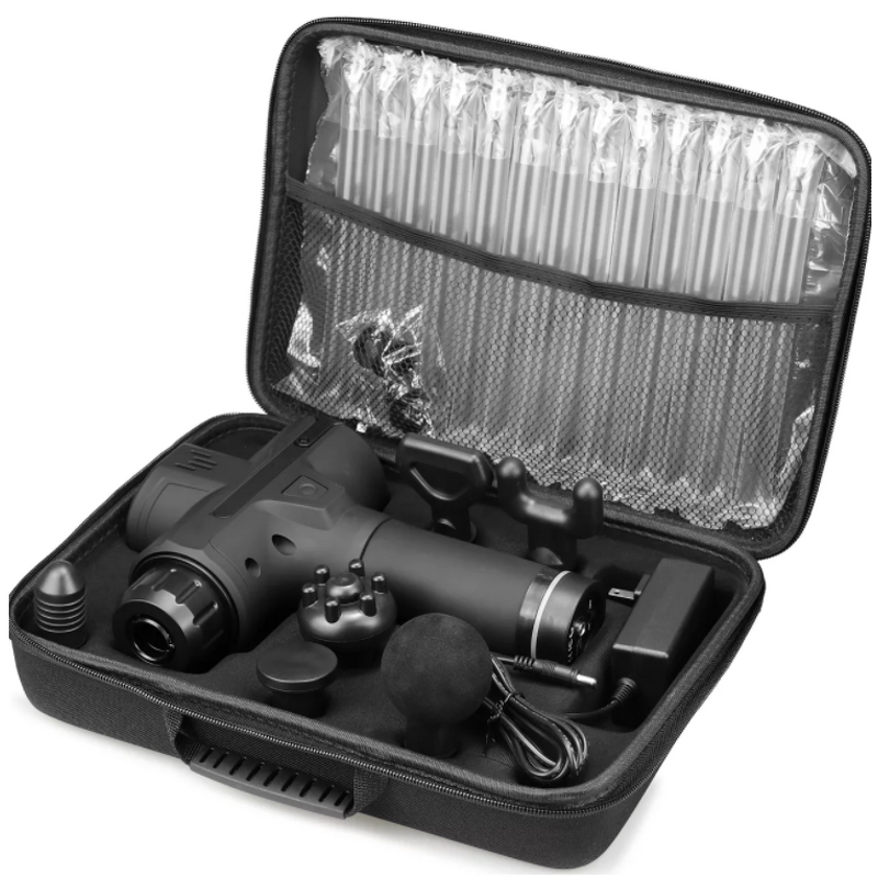 Massage Gun Manufacturer - Portable Handheld 30 Speeds LED Brushless Vibrating Cordless Fascial