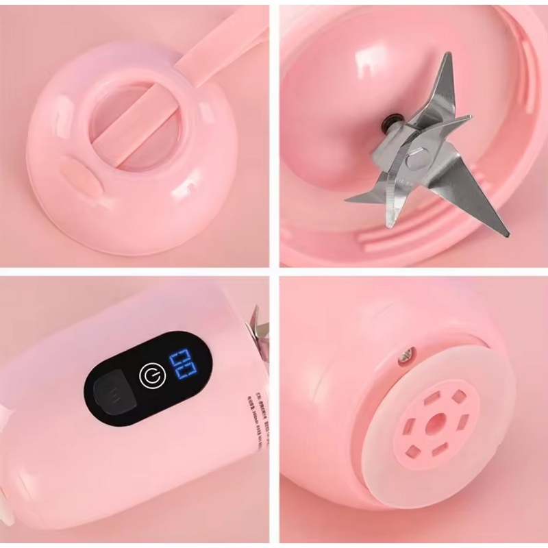 Juicer Blender Manufacturer - Portable Mini USB Rechargeable 500ml Stainless Steel Blades