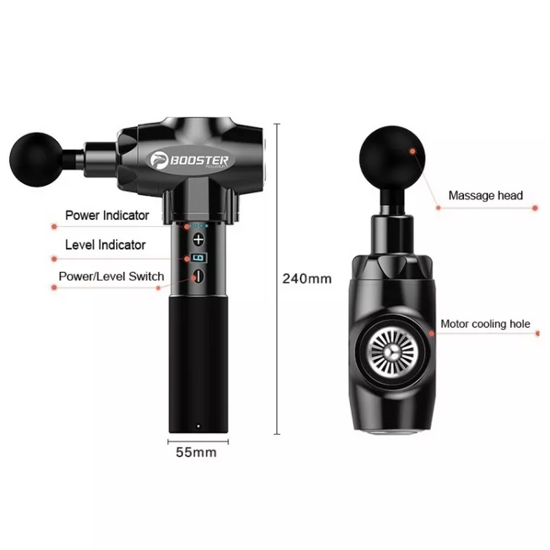 Massage Gun Manufacturer - 9 Levels Adjustable Low Noise High Frequency Vibration Percussion