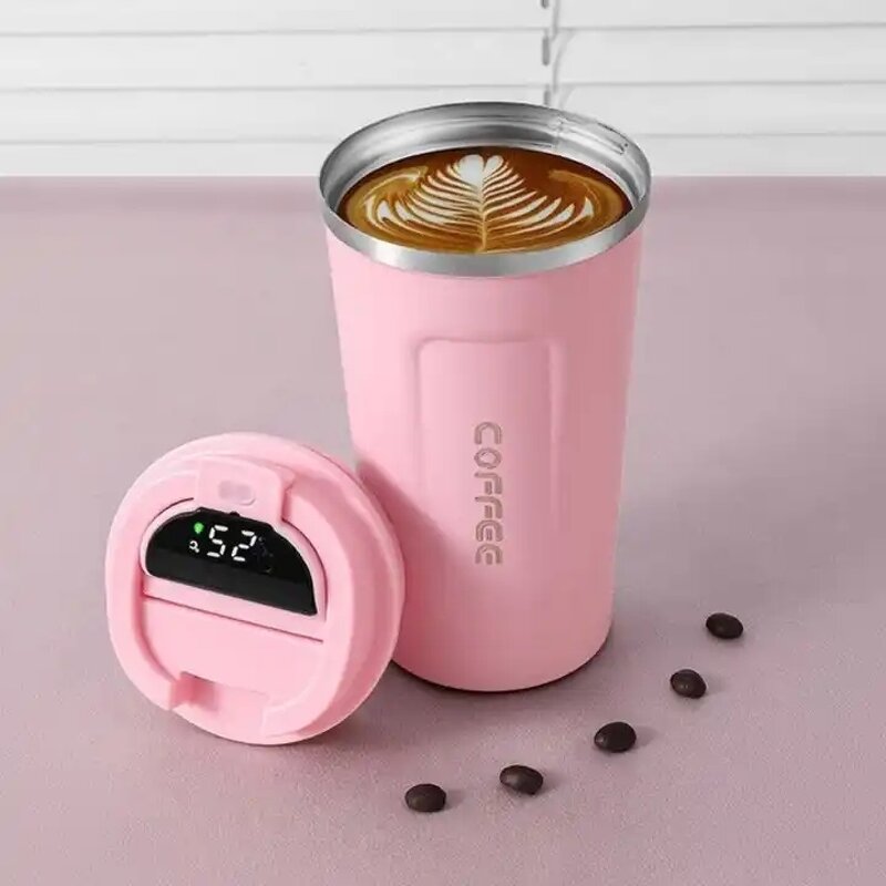 Coffee Tumbler Manufacturer - Smart LED Temperature Display Double Wall Vacuum Insulated