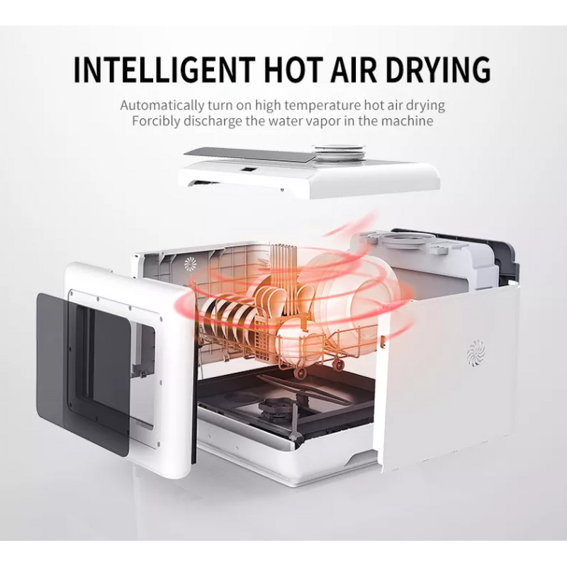 Dishwasher Manufacturer - 2023 Home Mini Countertop High Temperature Intelligent Ptc Drying
