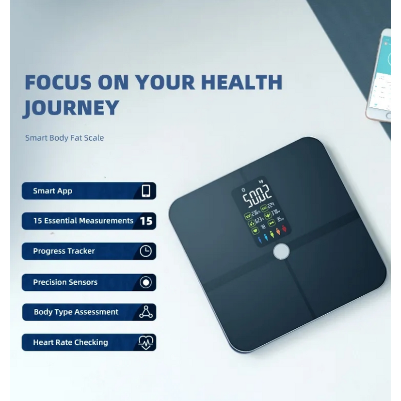 Weighing Scales Manufacturer - 2023 Smart Composition Monitor Waterproof Glass with APP