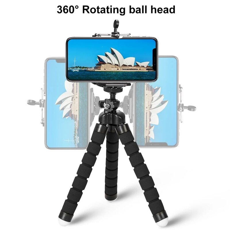 Phone Holder Manufacturer - Video Camera Selfie Stick Tripod Clip Stand Monopod Stativ