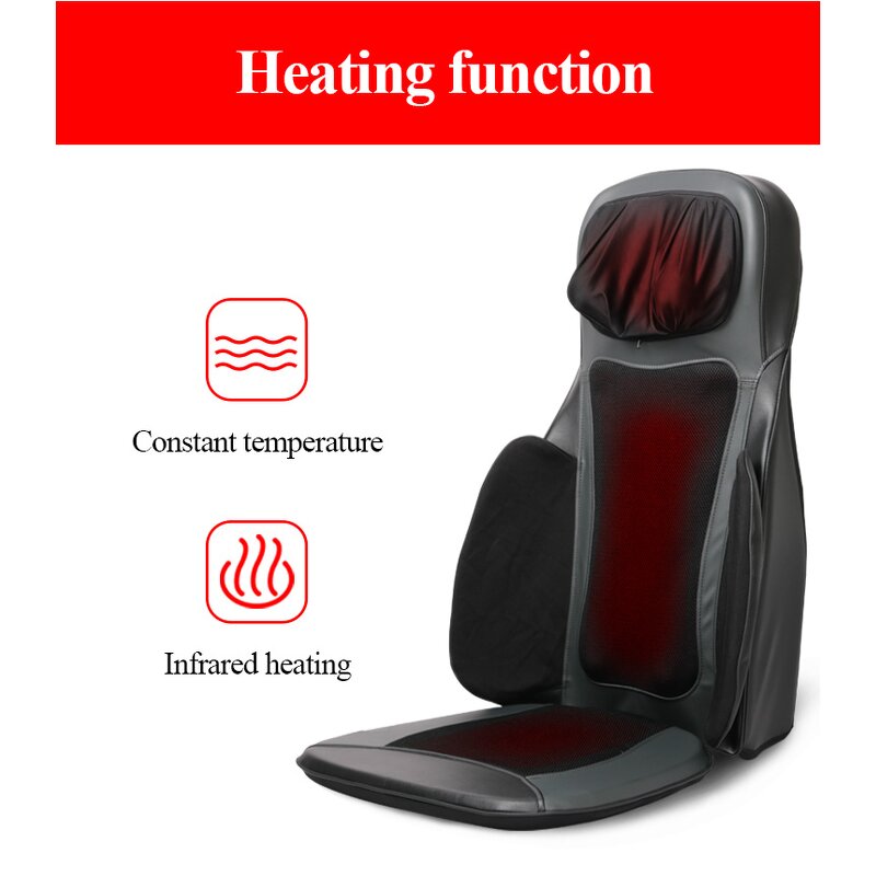 Massage Seat Cushion Manufacturer - Vibration Infrared Heat Kneading 4D with Heating Function