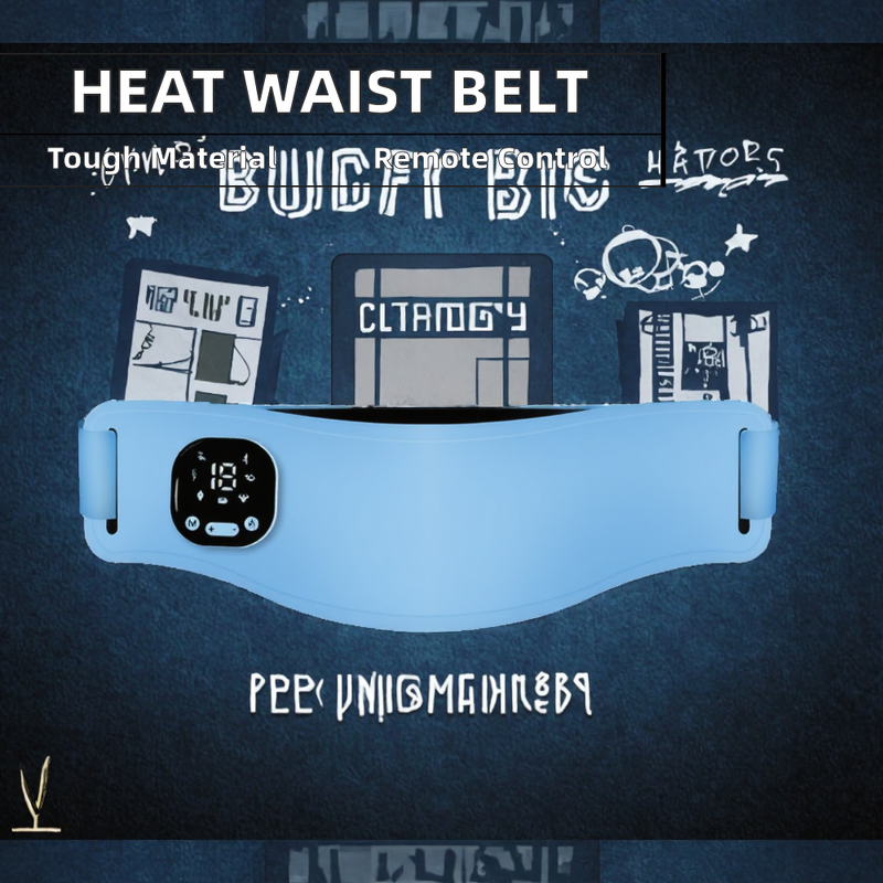 Massage Belt Manufacturer - Portable Wireless Remote Control Waist Heat Vibration EMS Pulse