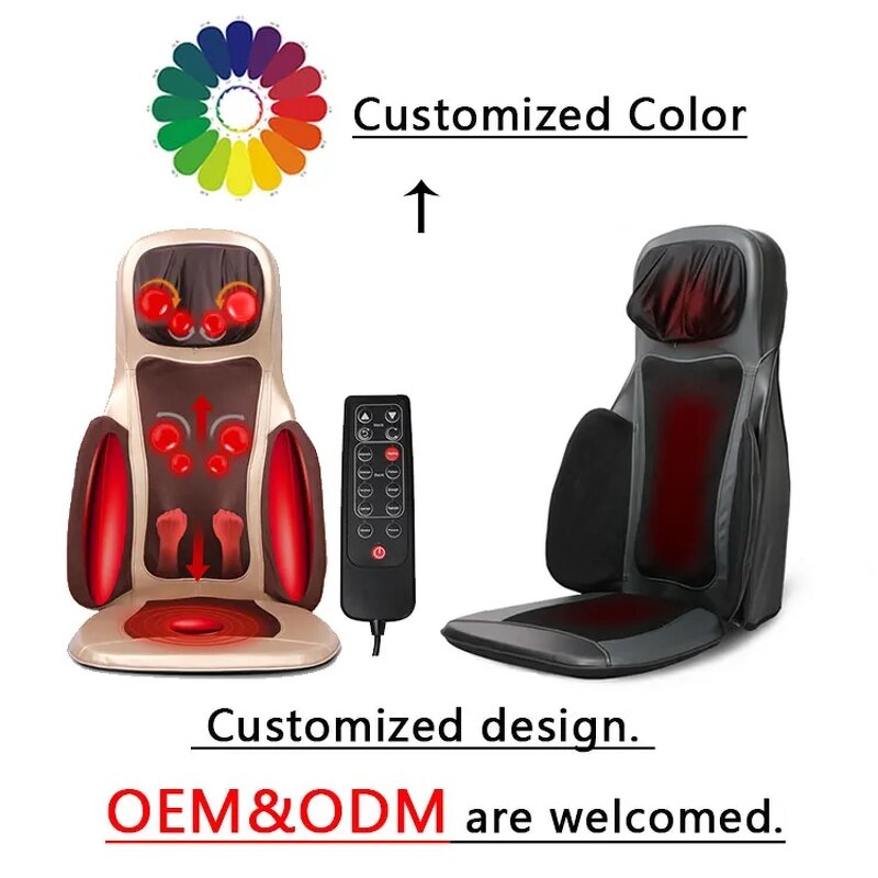Massage Seat Cushion Manufacturer - Vibration Infrared Heat Kneading 4D with Heating Function