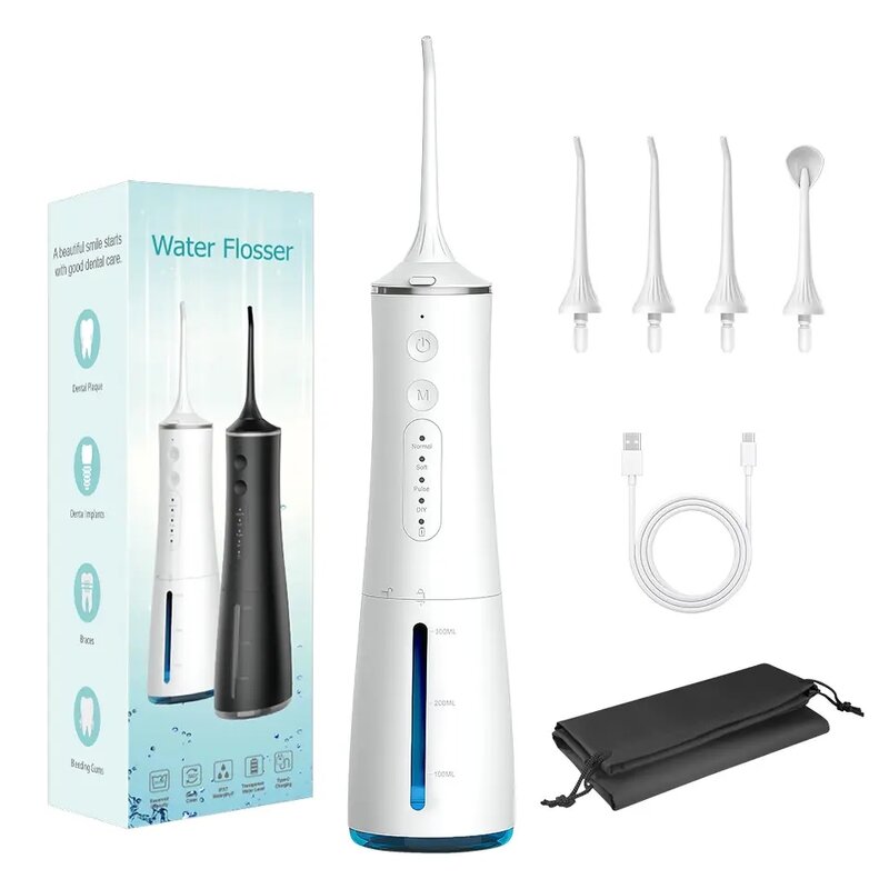 Oral Irrigator Manufacturer - Portable Waterjet Floss IPX7 Waterproof Upgraded Wireless