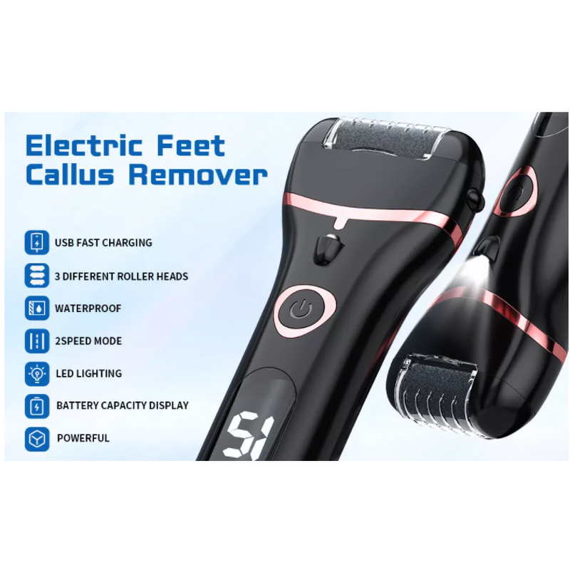 Foot File Kit Manufacturer - Rechargeable 12 in 1 Callous Remover Electric Callus Remover