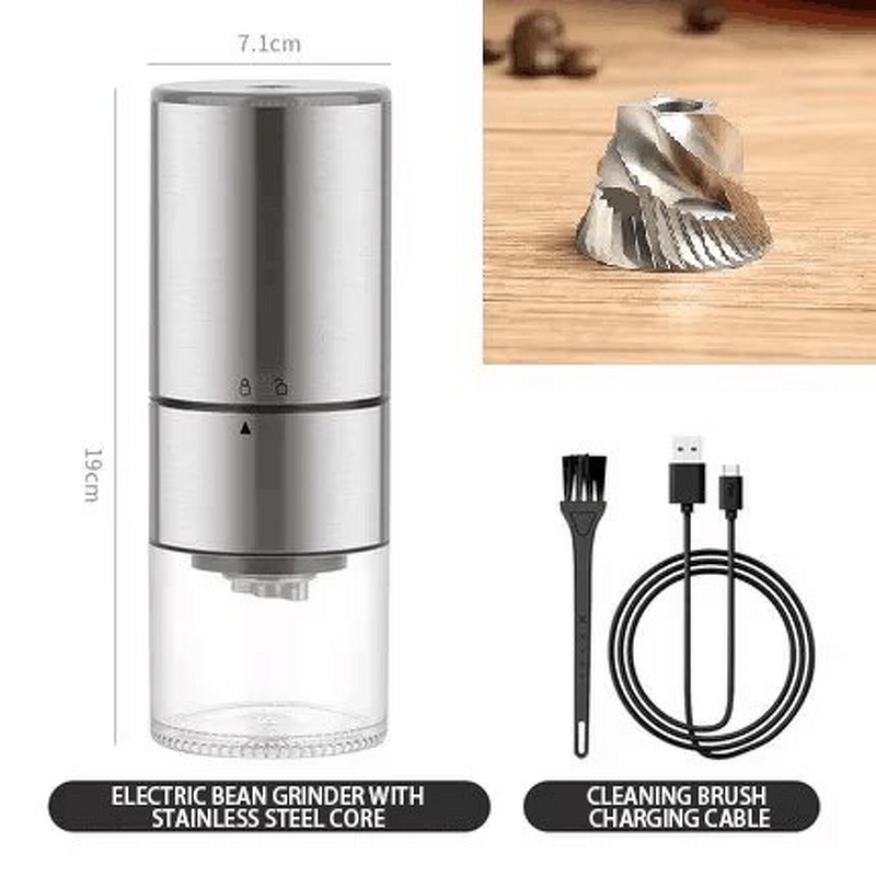 Coffee Grinder Manufacturer - Small Mini Home with Adjustable Press Quick Charge Cordless