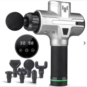 Massage Gun Manufacturer - Portable Handheld 30 Speeds LED Brushless Vibrating Cordless Fascial
