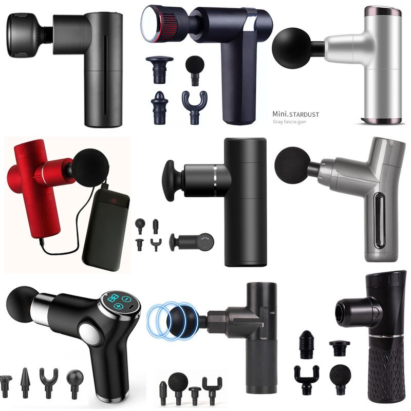Massage Gun Manufacturer - Portable Deep Muscle 30 Speed Touch Screen 6 Heads 1800mAh
