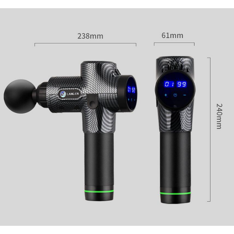 Massage Gun Manufacturer - Portable Deep Muscle 30 Speed Touch Screen 6 Heads 1800mAh