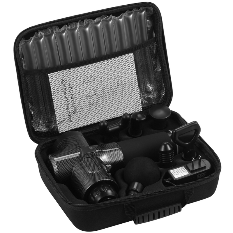 Massage Gun Manufacturer - Best-Selling 24V 30 Speed Touch Screen Carbon Fiber Shell