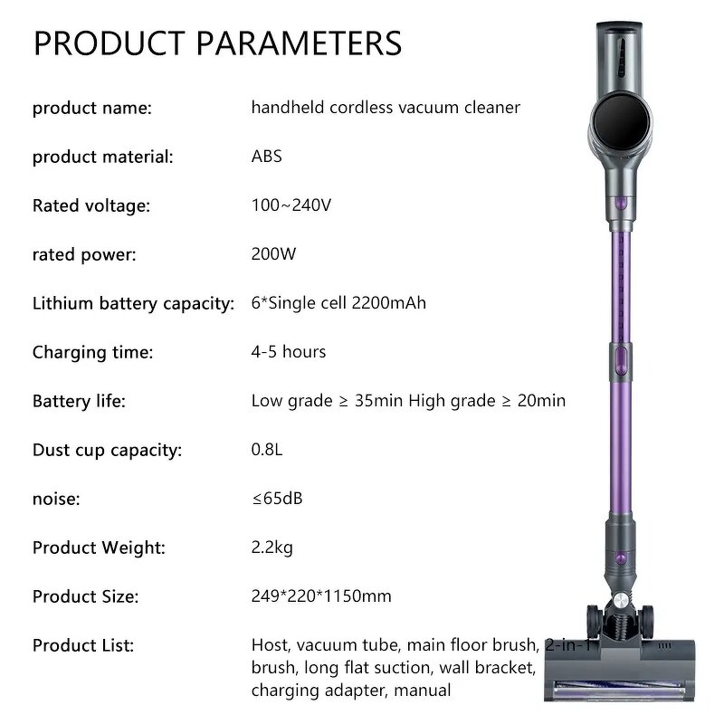 Vacuum Cleaner Manufacturer - Upright Handy Stick Hand-held High-power for Home