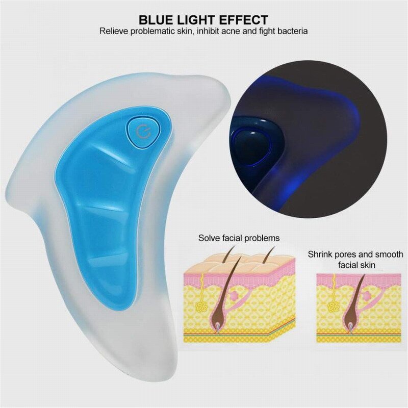 Led Facial Massager - New Products - Handheld Face Heating Scraping Plate Lifting Device