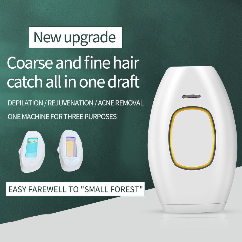 3 in 1 Laser Epilator - New Design - Changeable Arm Leg Back Whole Body IPL Hair Removal