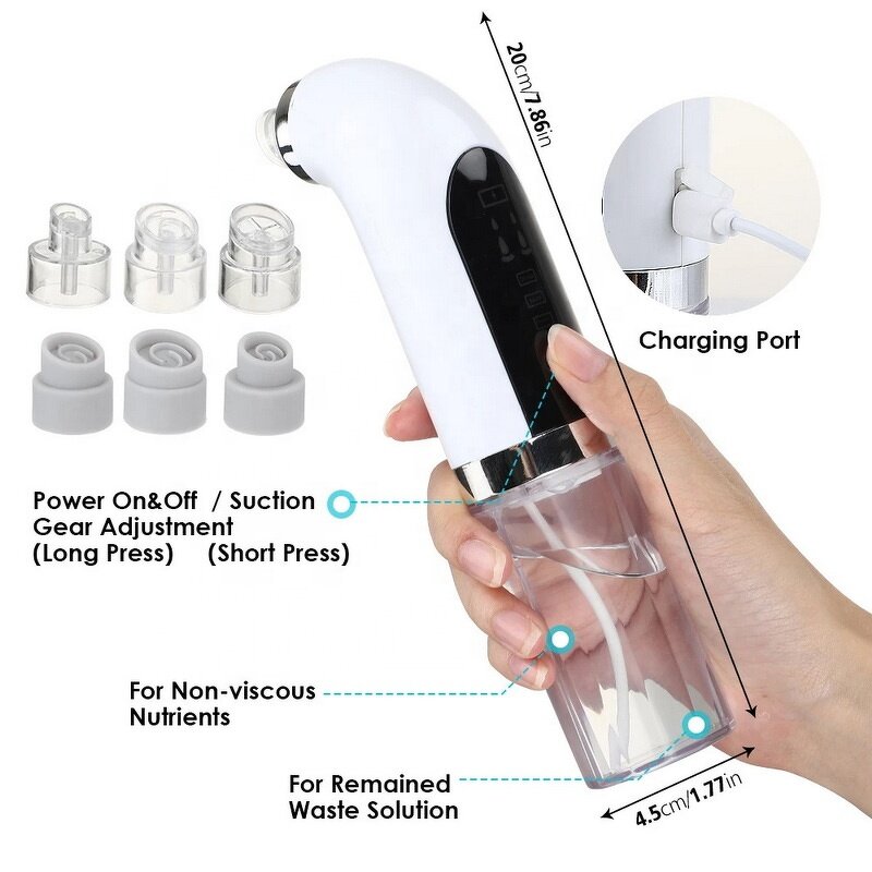 Water Circle Pore Cleaner - Portable Handheld - Electric Small Bubble Micro Bubble Beauty