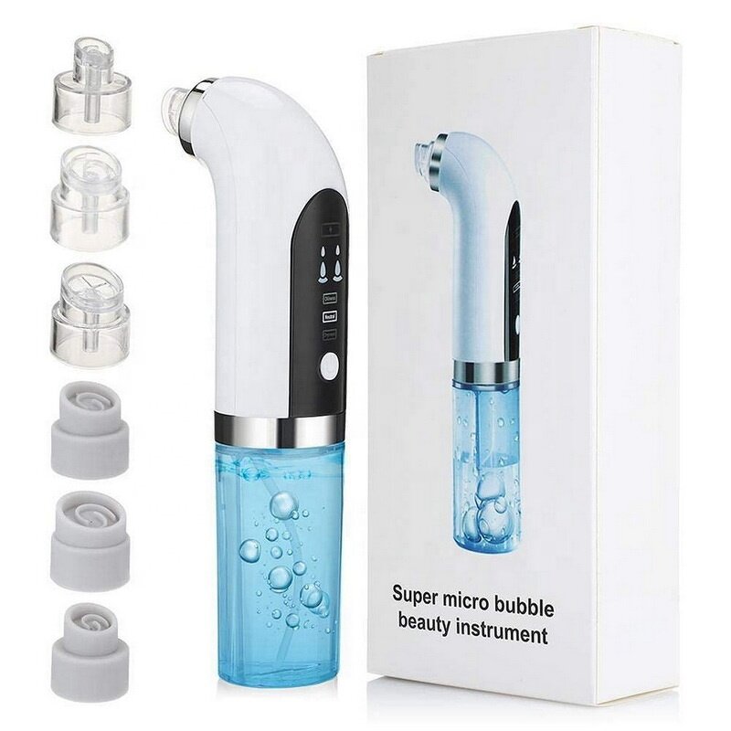 Small Bubble Blackhead Remover - Rechargeable - Vacuum Water Bubble Pore Facial Cleaner