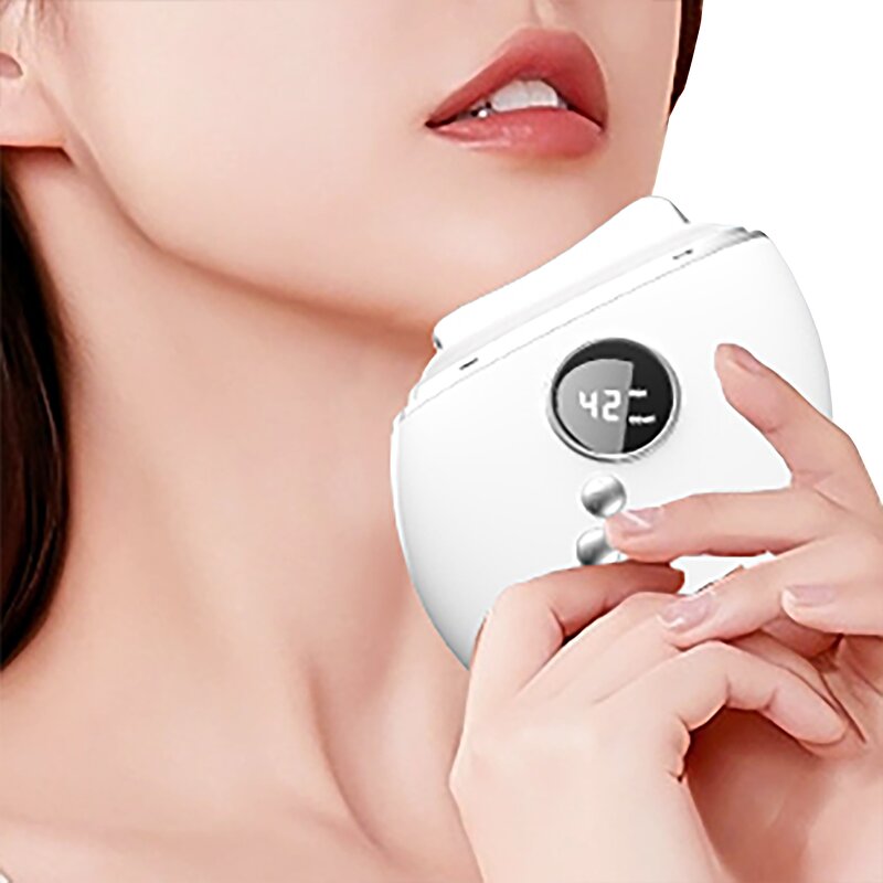 Electric Gua Sha Massager - 2025 New - Vibration Red Light Hot Compress Face&neck Scraping