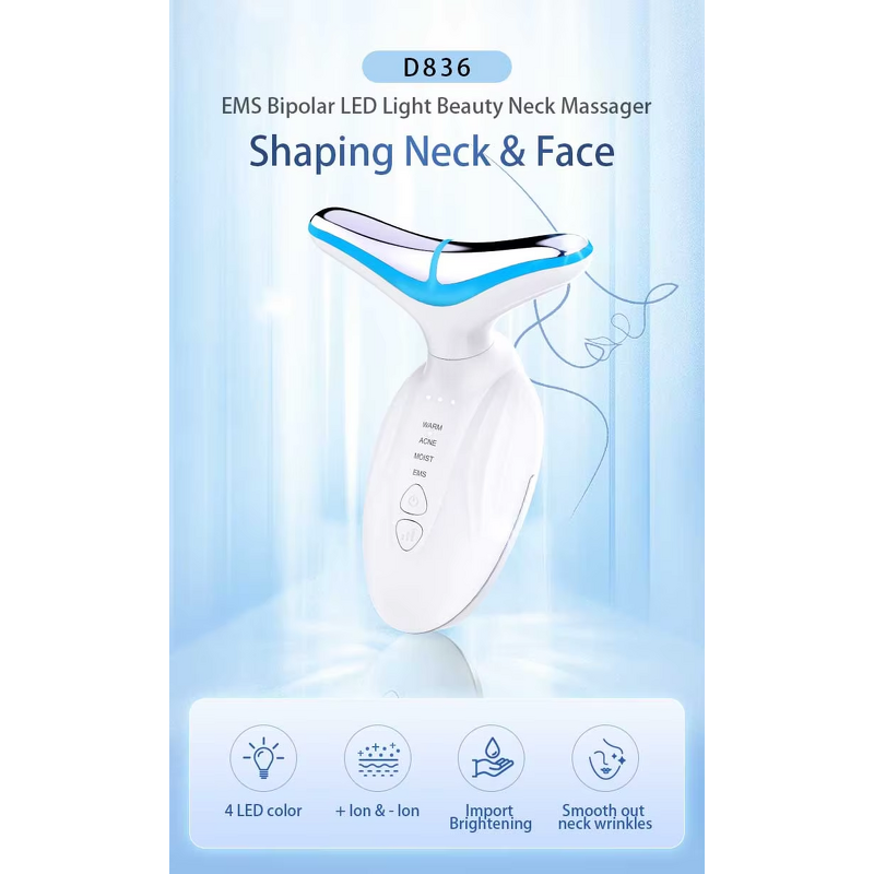 EMS Face Massager - 2024 New - Home Anti Wrinkle Face Neck Lifting Beauty Equipment
