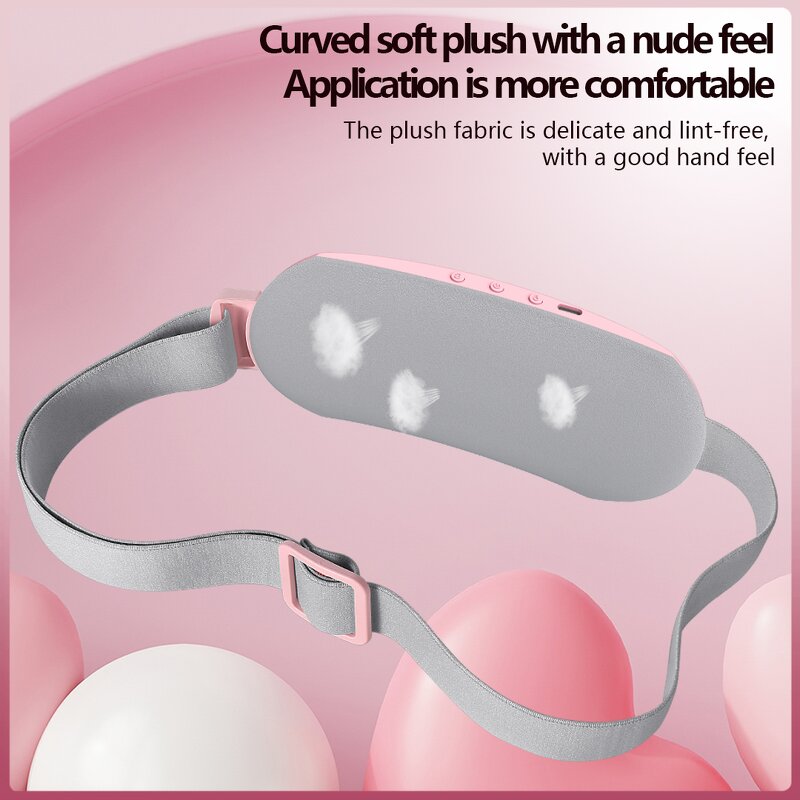 Menstrual Heating Pad - 2026 Portable Digital - 6-Level Fast Heating Cordless Period Waist