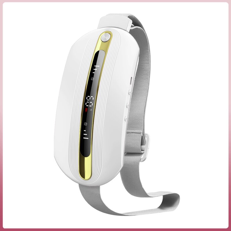 Menstrual Heating Pad - 2026 Portable Digital - 6-Level Fast Heating Cordless Period Waist