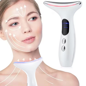 Neck Face Lift Device - 2024 Newest - 3 Colors Led EMS Wrinkle Remover Beauty Equipment