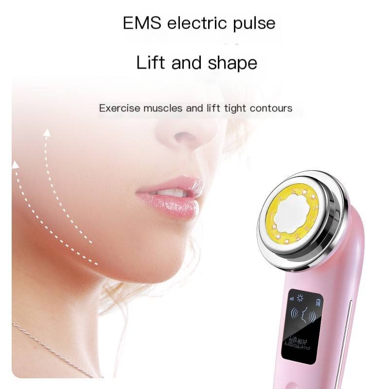 RF V Face Lift Device - 2025 Electric - Anti-aging 4 Colors Led Light Therapy Neck Beauty