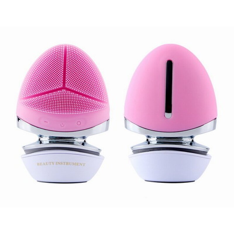 Electric Facial Cleanser - 2025 Wholesale - Ultrasonic Silicone Brush Deep Face Cleaning