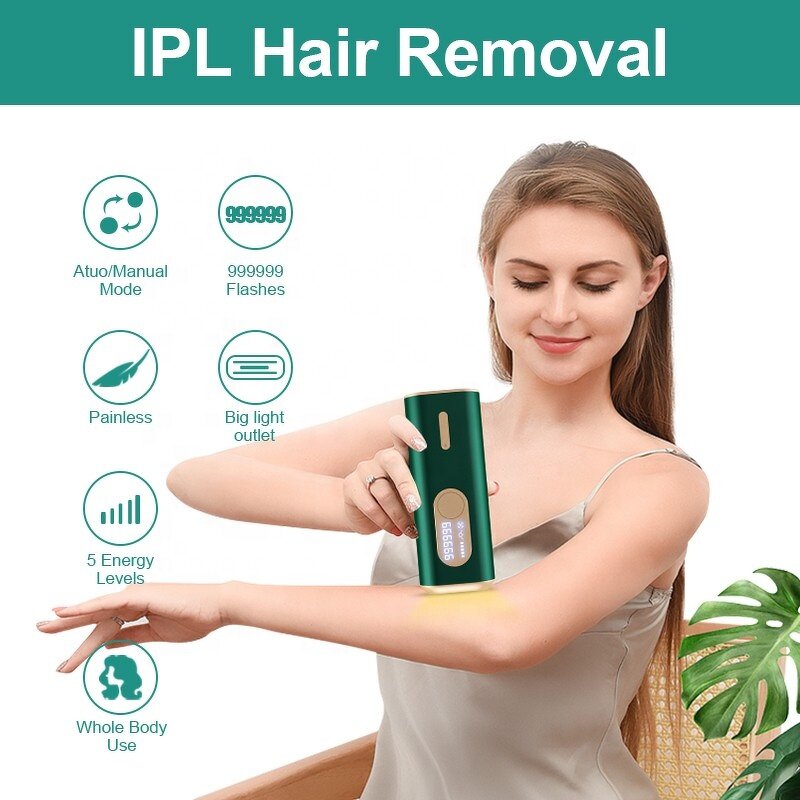 Laser Hair Removal Machine - Cold Laser IPL - Sapphire Freezing Epilator Hair Removal