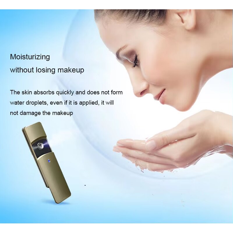 Nano Facial Mister - Portable - Slide Cover Cool Mist Skin Care Facial Body Moisturizer