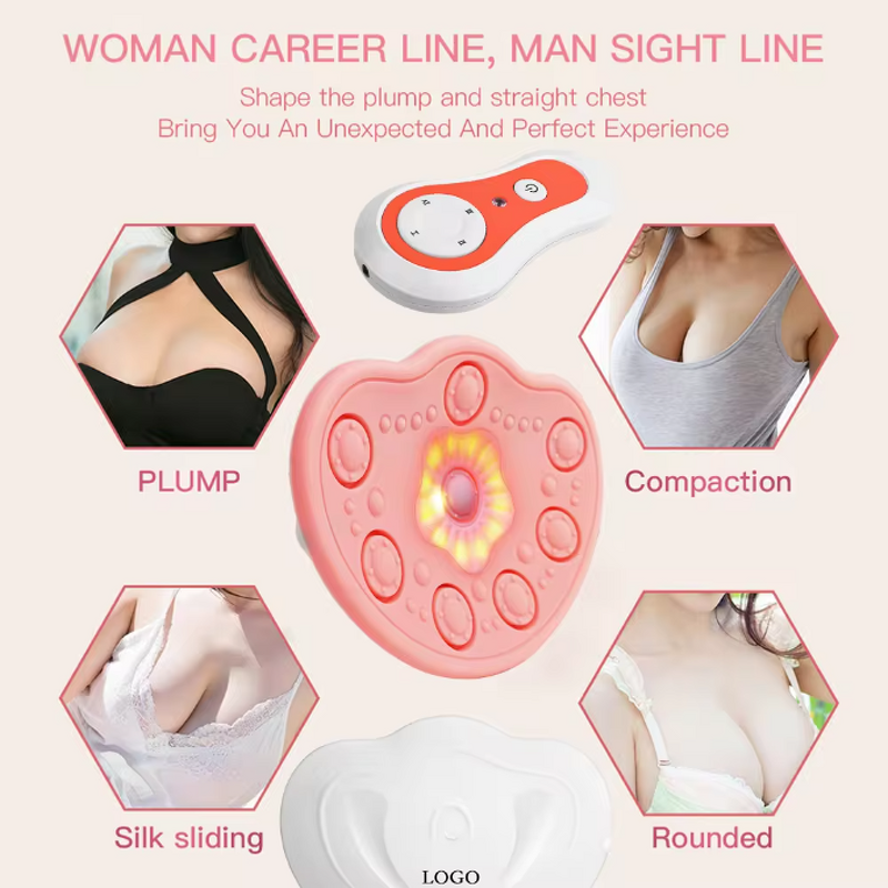 Wireless Breast Care Massager - 2025 - 4 Modes 3 Intensity Vacuum Cups Enhancement Lifter
