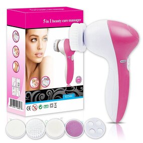 Electric Face Brush Scrubber - Rechargeable - Spin Cleanser Rotating Spa Exfoliating