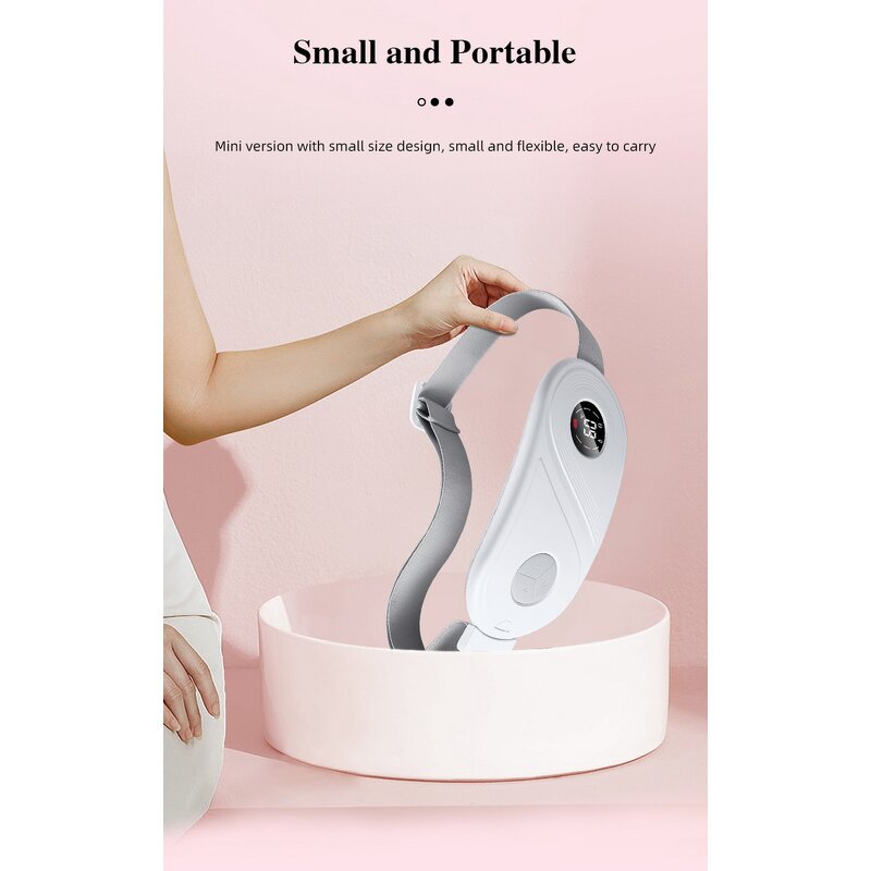 Abdominal Massager - 2025 Hot - Smart Warm Palace Belt Waist Vibration Period Cramps