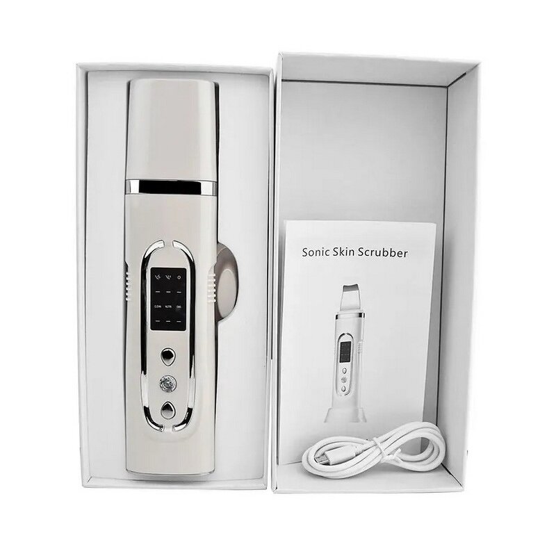 Ultrasonic Skin Scrubber - 2025 New USB - High-Frequency Vibration Deep Face Cleaning